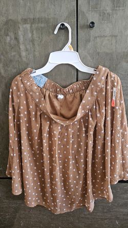 Brown Polka Dots Shirk 