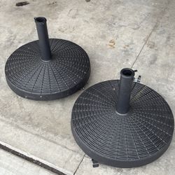2 Patio Umbrella Holders