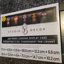 LED Front Loading Display Case