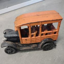 1930's Cast Iron School Bus.