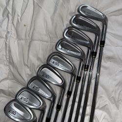 KZG Forged II Iron Set PW,SW,2,4-9, 9 Clubs Regular Flex Steel, RH, *READ*