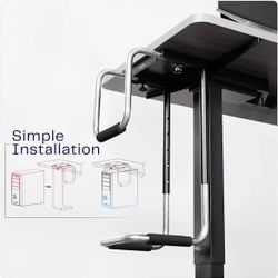 VIVO Heavy Duty Adjustable Under-Desk PC Mount