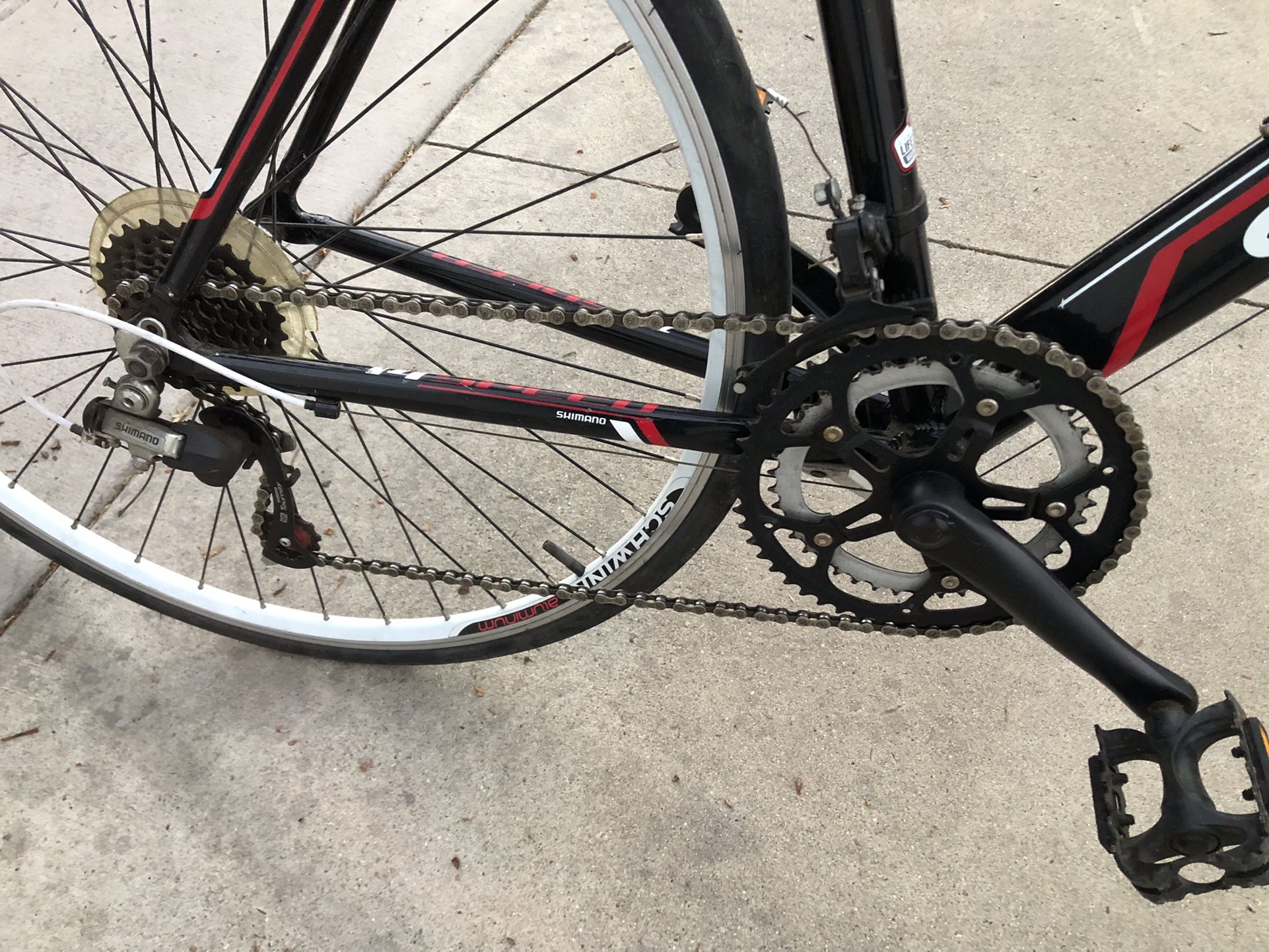 Schwinn Solara Color Black Bike Used New Tires 7 Speed, Weighs 28 Lbs,  Tires Measure27 Side