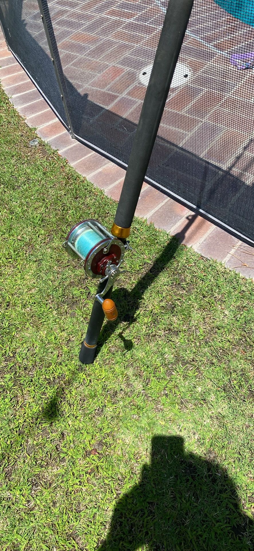 PENN SENATOR BIG GAME FISHING REEL with OKUMA TAIL WALKER 30 80lB FISHING  ROD.