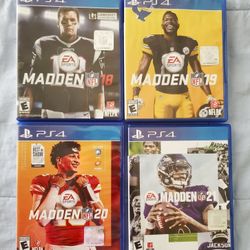 PS4 Madden Video Game Lot