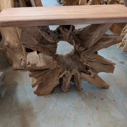 Root Console Table Credenza Hallway Decor 