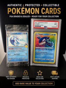 Psa 9 kyogre and promo Primarina