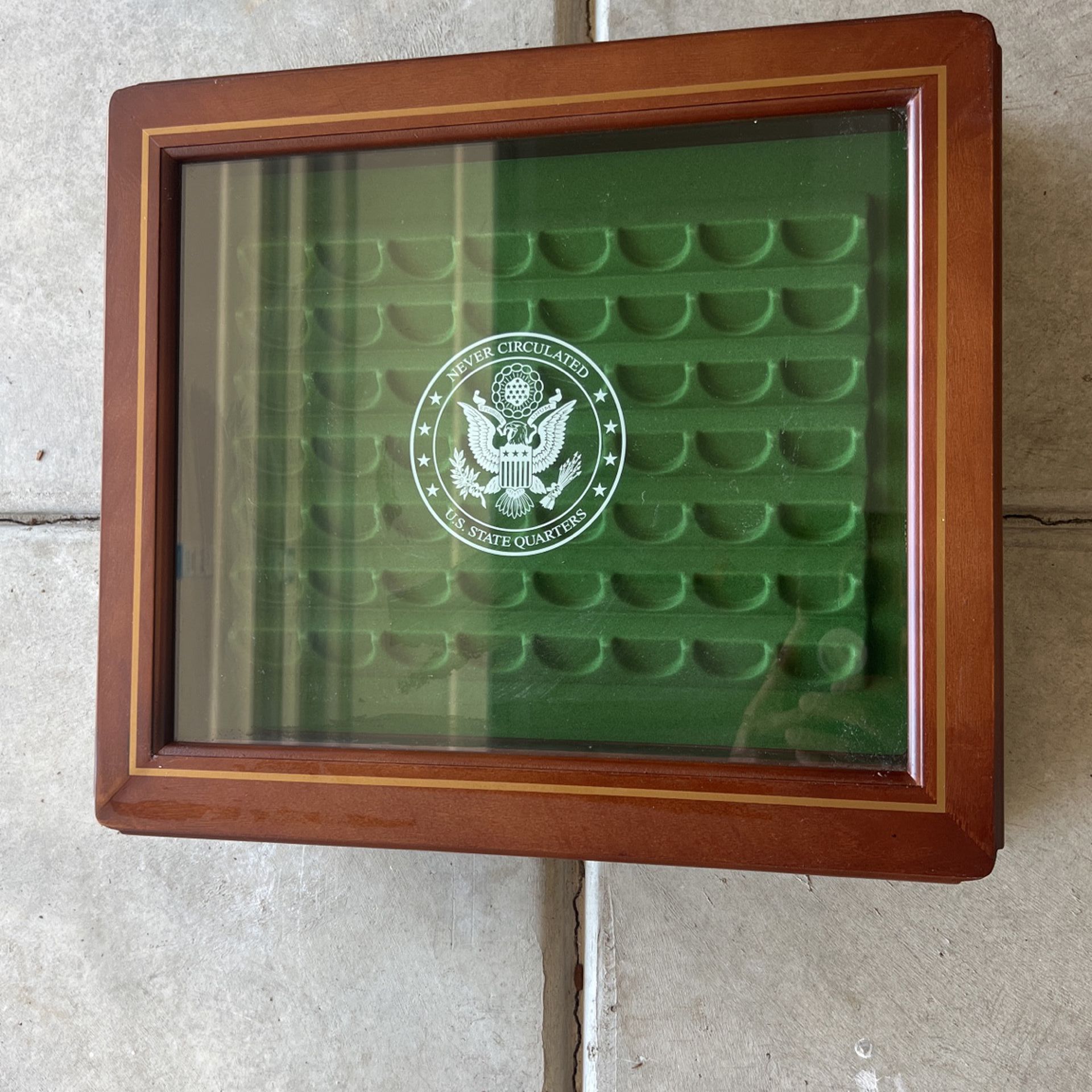 Danbury Mint Never Circulated US State Quarters Collection Display Case