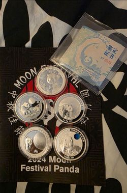 2025 Moon Festival Panda Silver Medals