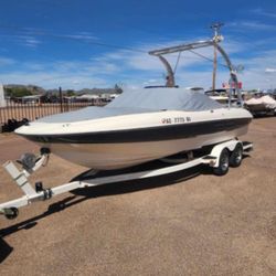 For sale $13.5k 
2002  
22ft
Bayliner 