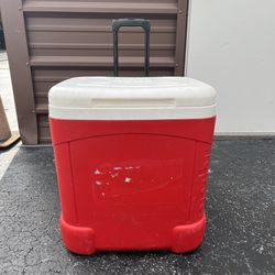 Large Igloo Cooler On Wheels 