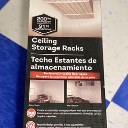 Adjustable Ceiling Storage Rack
