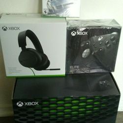 XBOX Series X + XBOX Elite Wireless Series 2 Controller + XBOX Wired Stereo Headset + Forza Motorsport 7 XBOX One + Game Pass Ultimate 1mo. $980