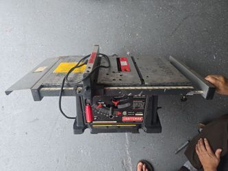 Craftsman portable 10inch tablesaw