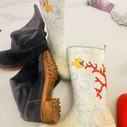 Prada And Coach Boots Size 6 Used 