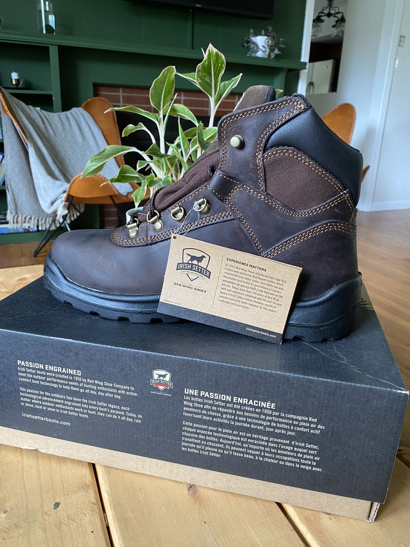 Red Wing Irish Setter Work Boot NEW WITH TAGS IN BOX