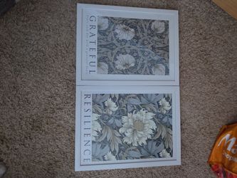 Framed Floral Art Prints – Set of 2