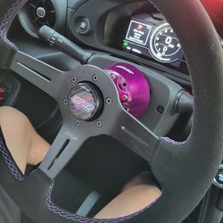 GR86 DND quick release steering wheel purple