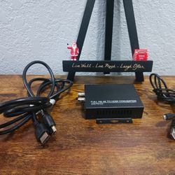 TVI/CVI/AHD to HDMI Video Converter Full HD 4K 720/1080P ■USB Micro Power + HDMIYou're looking at a TVI/CVI/AHD to HDMI Video Converter Full HD 4K 720