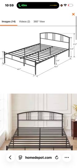 Brand  new bed frame  queen with storage space