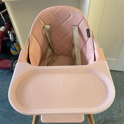 Baby Joy Pink High Chair