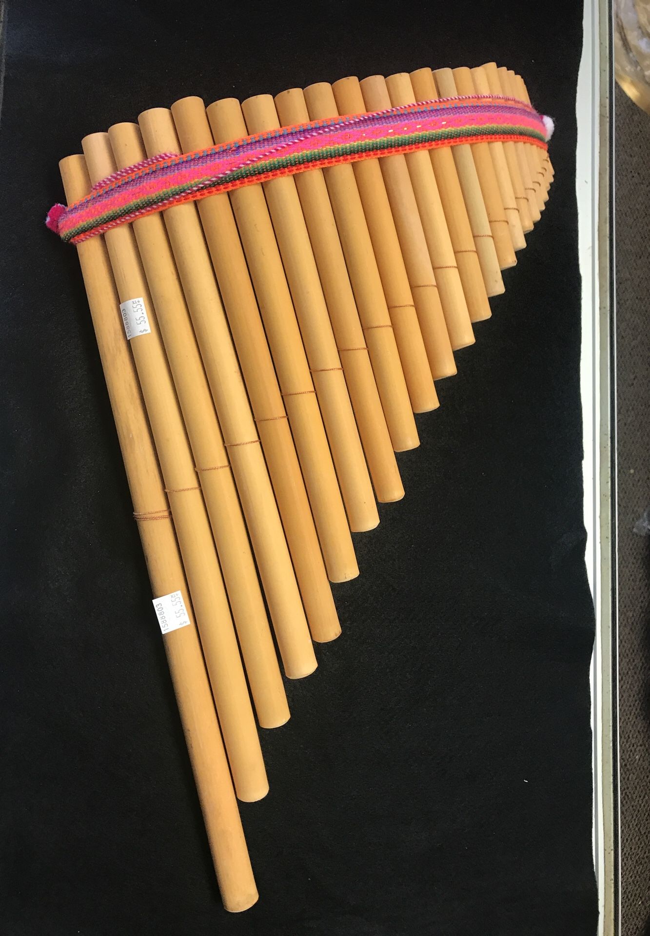 FLAUTAS PONSANA ANTARAS 23". NO.#15H09 (DE BAMBOO). SEMI-PROFESSIONAL. NUEVO Y HECHO DE MANO. EN ESPECIAL POR $55.00.