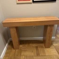 NEW Wood Console Table