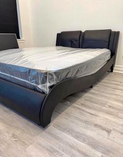 BRAND NEW QUEEN AND KING SIZE BED WITH MATTRESS AND FREE DELIVERY ORDER HERE PAY ON ARRIVAL