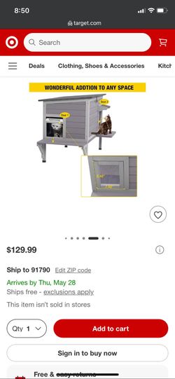 Cat house brand new in original box cat house