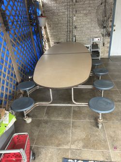 Great 12 seat folding table$150