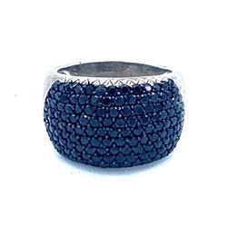 Thomas Sabo Bague en Argent 925 SILVER Oxyde de Zirconium Noirs RIng Size - 7