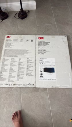 3M Privacy Filter for 23" Widescreen Monitor (PF230W9B) 60° side-view black out privacy, blue light reduction, natural screen colors, made in USA and 