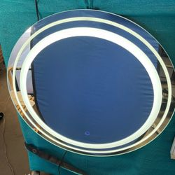 30 Inch LED Round Circle Bathroom Vanity Mirror