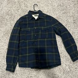 Sherpa Plaid Jacket (Size Medium)