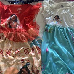 Girls Size 4t-5t Summer Dresses / Disney Princess