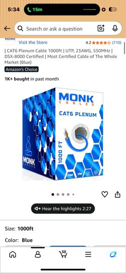 Cat 6 Cable