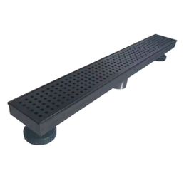 RELN 28-inch Matte Black Shower Drains