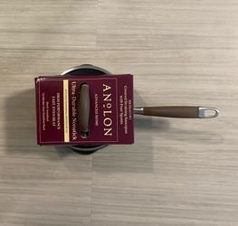 Brand New Anolon Advanced Home 2-Quart Covered Straining Saucepan with Lid