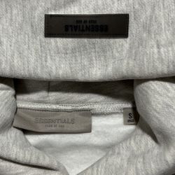 Essentials Fear of God Light Oatmeal Hoodie – Size Small – New w/ Tags & Bag