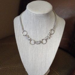 Silver Butterfly Chain Necklace