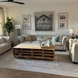 Couch, Love Seat, Chair And Coffee Table