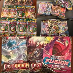 Pokémon Sword and Shield 25 Booster Packs SOLD AS LOT NO TRADES
