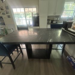 Large marble Kitchen Table 