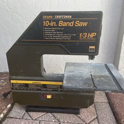Sears Craftsman 10" Band Saw, 1/3 HP
