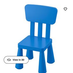 Toddler Chair (Blue)