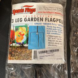 3  Leg Garden Flag Pole 