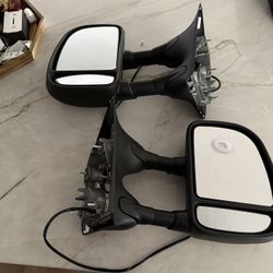 99-07 F250/350/450/550 Tow Mirror Set w/ light