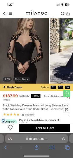 Black Wedding Dress
