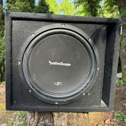 12” Rockford Fosgate Subwoofer In Ported Box 