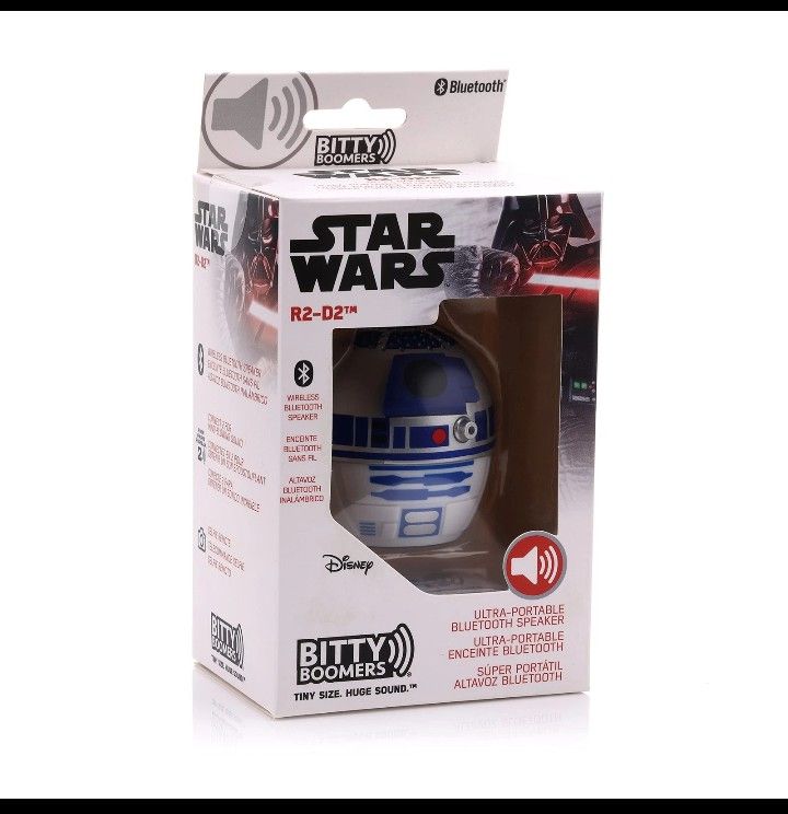 Lot Of 3 - NEW - Bitty Boomers R2-D2 Authentic Bluetooth Speakers.